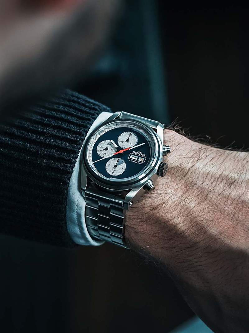 富通推出世界上第一款經過太空測試的腕表——Stratoliner Chronograph-復刻表