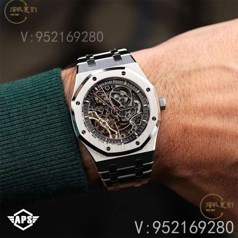 APS廠愛彼15407皇家橡樹鏤空機(jī)械復(fù)刻表做工如何,超越j(luò)f廠-復(fù)刻表