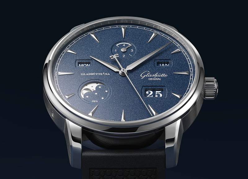 隆重推出:格拉蘇蒂原創 Senator Excellence Perpetual Calendar Bucherer “藍色版本”腕表-復刻表