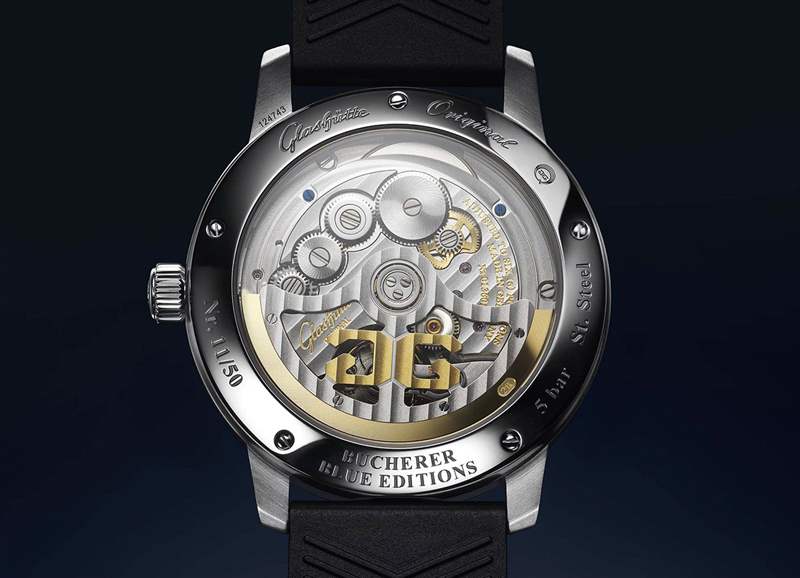 隆重推出:格拉蘇蒂原創 Senator Excellence Perpetual Calendar Bucherer “藍色版本”腕表-復刻表