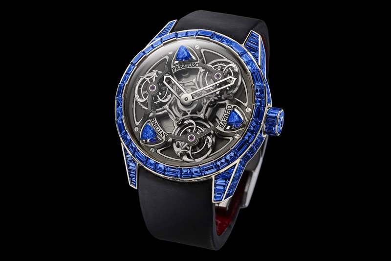 介紹:Antoine Preziuso TTR3 藍(lán)色均衡器頻率手表-復(fù)刻表