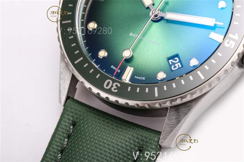 GF廠寶珀五十噚極光綠鋼款復刻表做工對比評測-復刻表