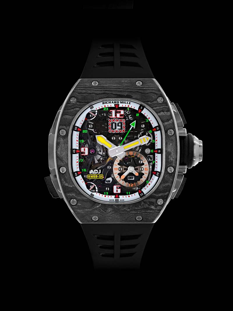 理查德米勒RM 62-01 振動報警陀飛輪空中客車公務機手表-復刻表