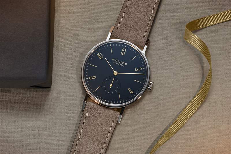 Nomos Tangente午夜藍系列簡約商務腕表-復刻表