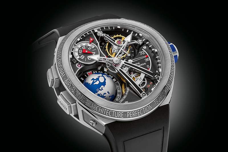 高珀富斯Greubel Forsey GMT運(yùn)動(dòng)陀飛輪個(gè)性腕表-復(fù)刻表