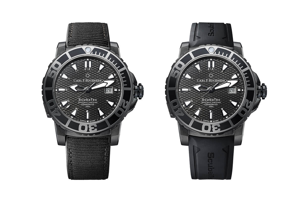 Carl F. Bucherer Patravi ScubaTec小眾黑色手表-復(fù)刻表