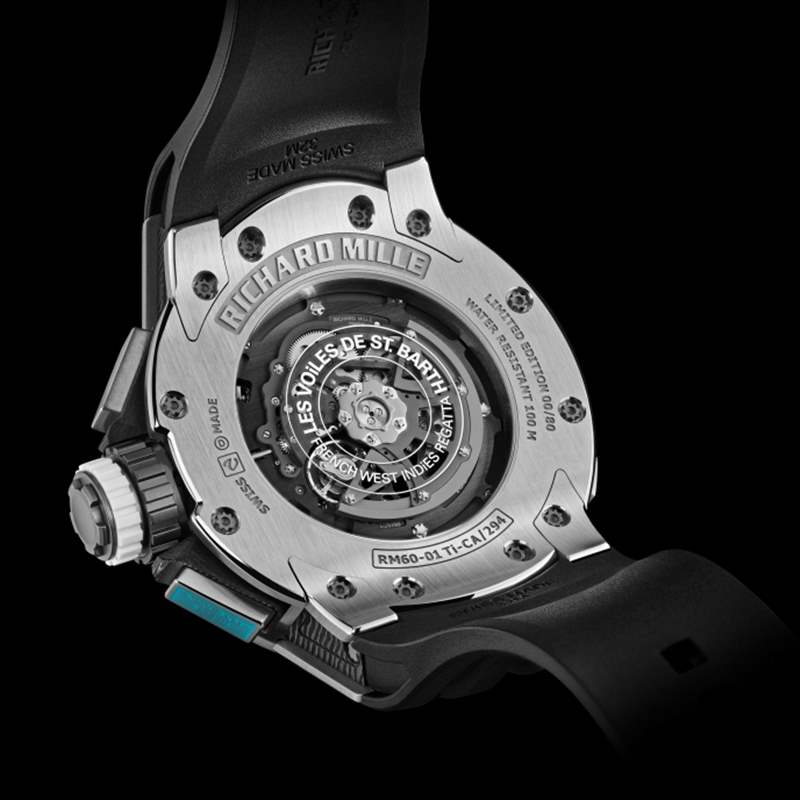2021最新理查德Richard Mille RM60-01 Les Voiles de St Barth的航海藍調-復刻表