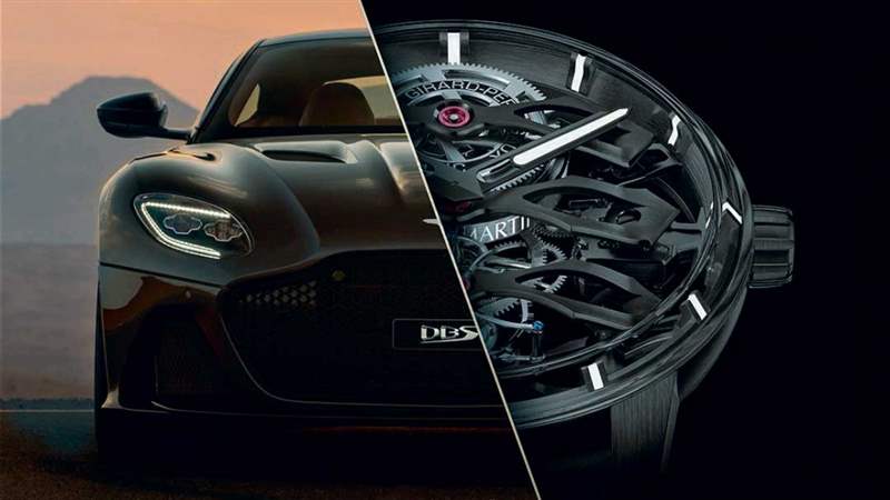 Girard-Perregaux芝柏表聯乘Aston Martin|一身黑魂的Tourbillon with Three Flying Bridges - Aston Martin Edition-復刻表