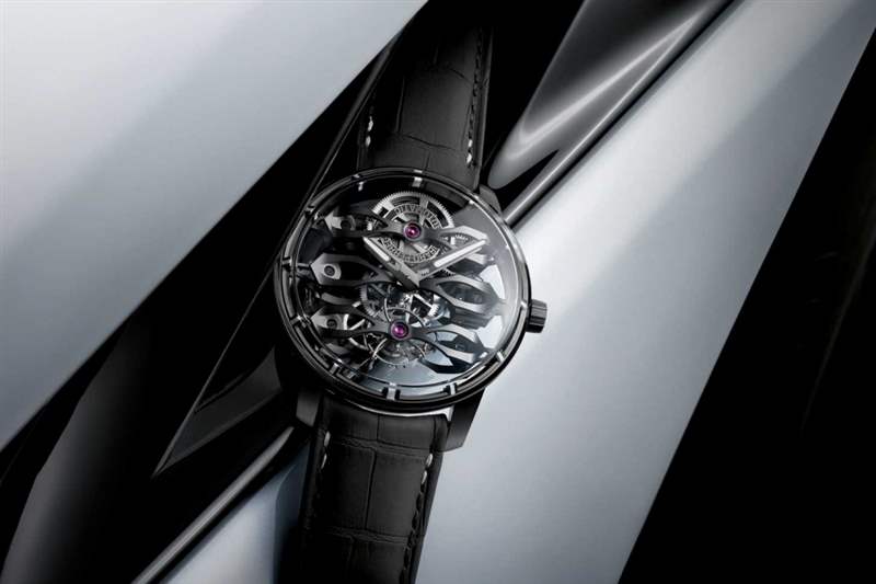 Girard-Perregaux芝柏表聯乘Aston Martin|一身黑魂的Tourbillon with Three Flying Bridges - Aston Martin Edition-復刻表