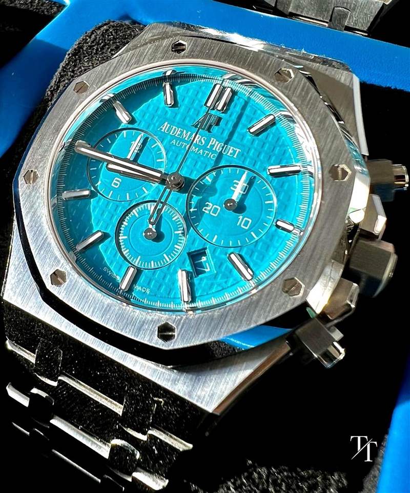 比PPxTIFFANY 5711更稀有！AP皇家橡樹(shù)綠松隱藏版手表全球限量5只-復(fù)刻表