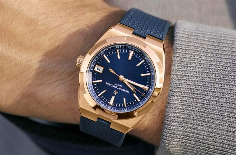 江詩丹頓2020新作！Vacheron Constantin Overseas自動上鏈腕表帶來典雅粉紅金X藍(lán)面設(shè)定-復(fù)刻表