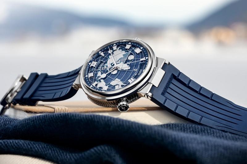 兩地時(shí)間切換自如!寶璣Marine Hora Mundi 5557-復(fù)刻表