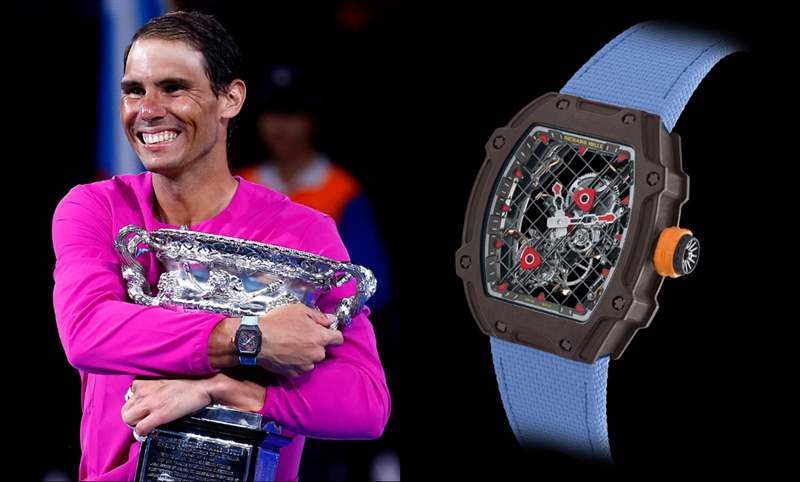 直擊! Rafael Nadal 戴上他的RM27-04 奪大滿貫-復刻表