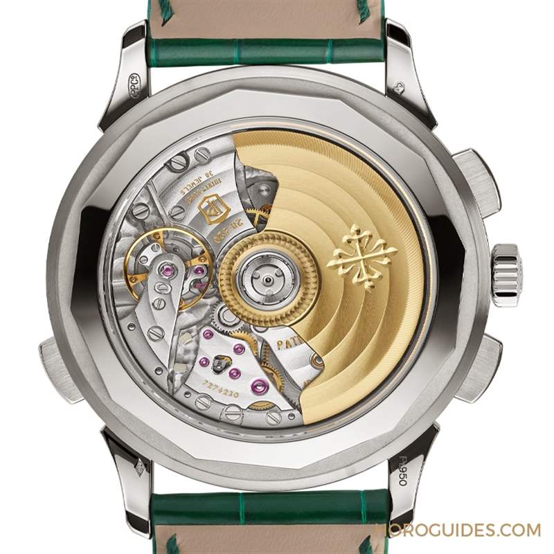 百達(dá)翡麗世界時區(qū)計時碼表5930首度推出鉑金款，挾綠面尊貴亮相-復(fù)刻表