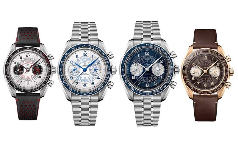 測速、測距、脈搏速度一次掌握，歐米茄超霸系列Chronoscope復(fù)古計時碼表-復(fù)刻表