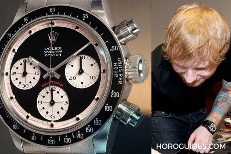 [名人表盒] 最愛表的小鮮肉Ed Sheeran，還有什么頂級表沒SHOW？-復刻表