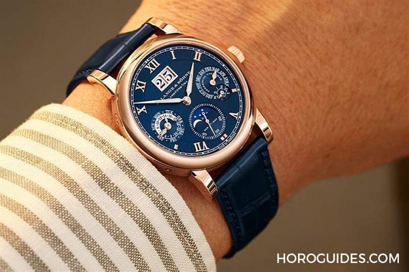 朗格Langematik Perpetual 20周年藍(lán)面限量版，標(biāo)志性大日期萬(wàn)年歷新款亮相-復(fù)刻表