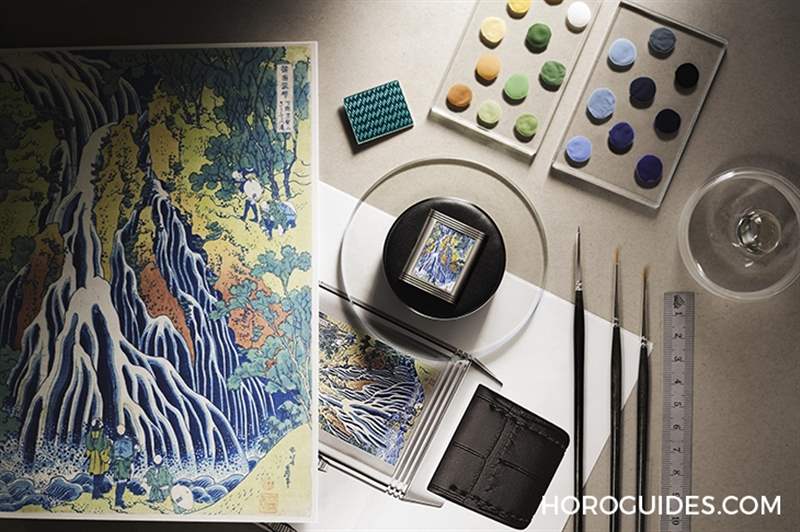 完美演繹浮世繪大師葛飾北齋之作|積家推出全新Reverso Tribute Enamel翻轉系列琺瑯腕表-復刻表