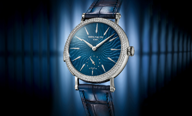 百達(dá)翡麗7040三問腕表,結(jié)合機(jī)刻雕花與琺瑯二大工藝-復(fù)刻表