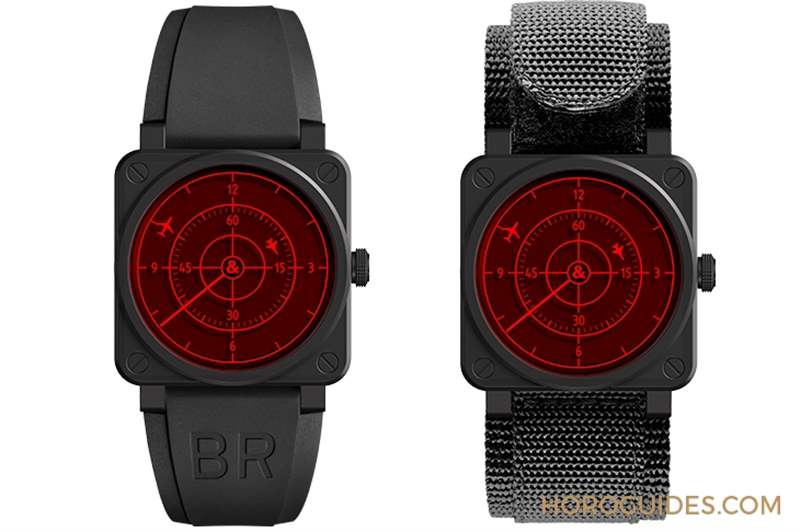 用飛行雷達指時！BELL&ROSS BR 03-92 Red Radar Ceramic-復(fù)刻表