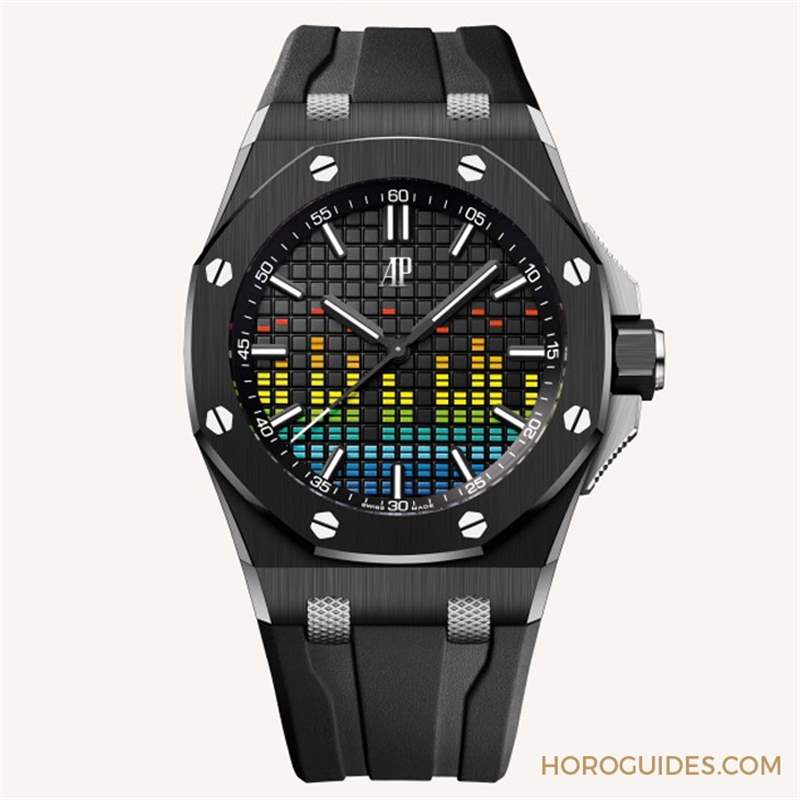 這不是P圖!在經(jīng)典格紋上大做音樂(lè),愛(ài)彼皇家橡樹(shù)離岸型音樂(lè)特別版-復(fù)刻表