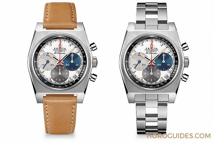 三色面盤再現(xiàn)酒桶表殼！ZENITH推出Chronomaster Revival A3817復(fù)刻版腕表-復(fù)刻表