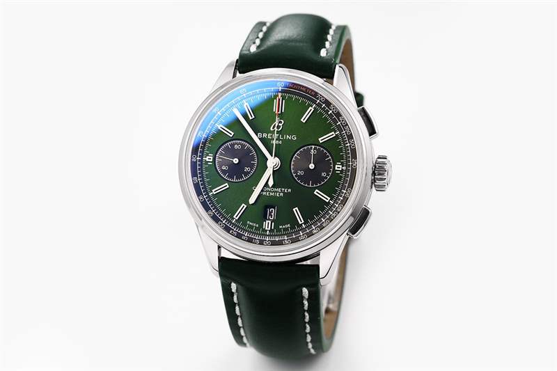 GF廠百年靈璞雅B01綠色表盤復刻版評測-復刻表