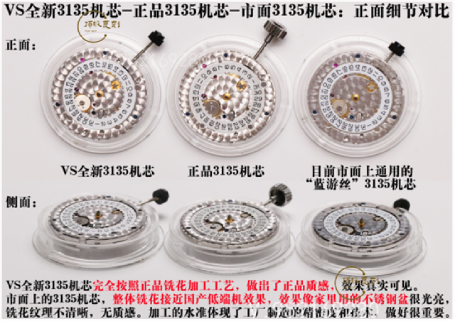 VS廠勞力士綠水鬼3135機(jī)芯復(fù)刻做工怎么樣,VS廠綠水鬼-復(fù)刻表