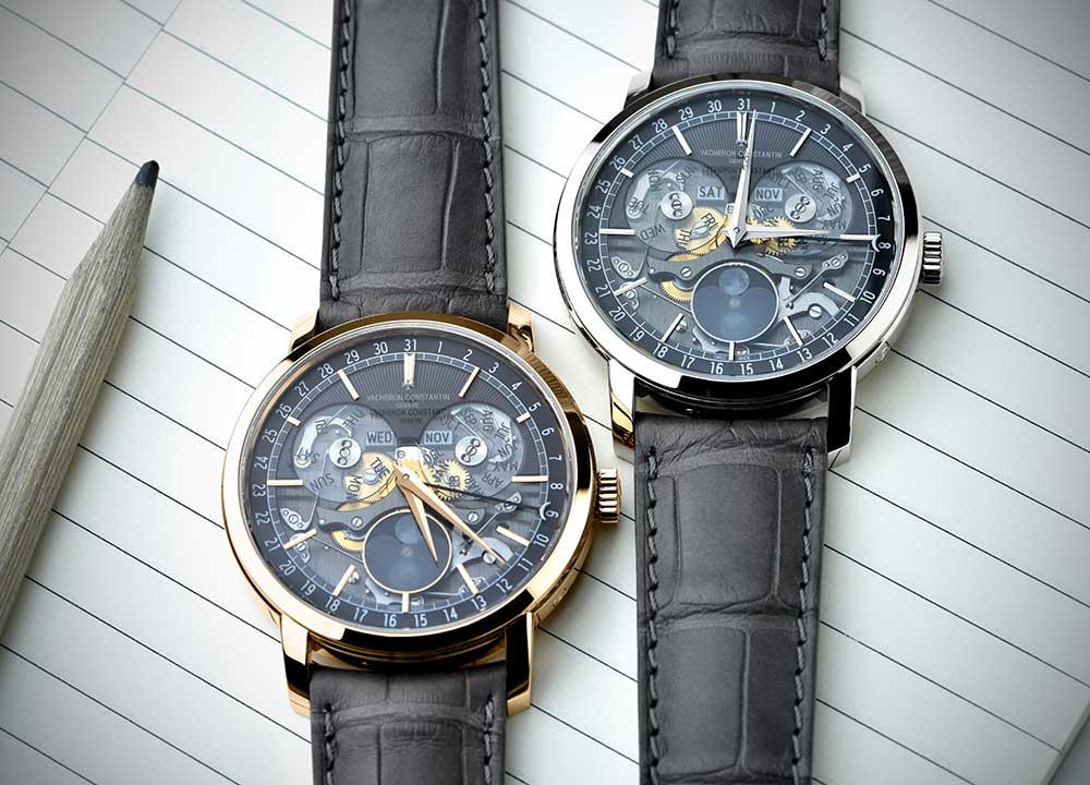 江詩丹頓傳統全日歷開放面-復刻表