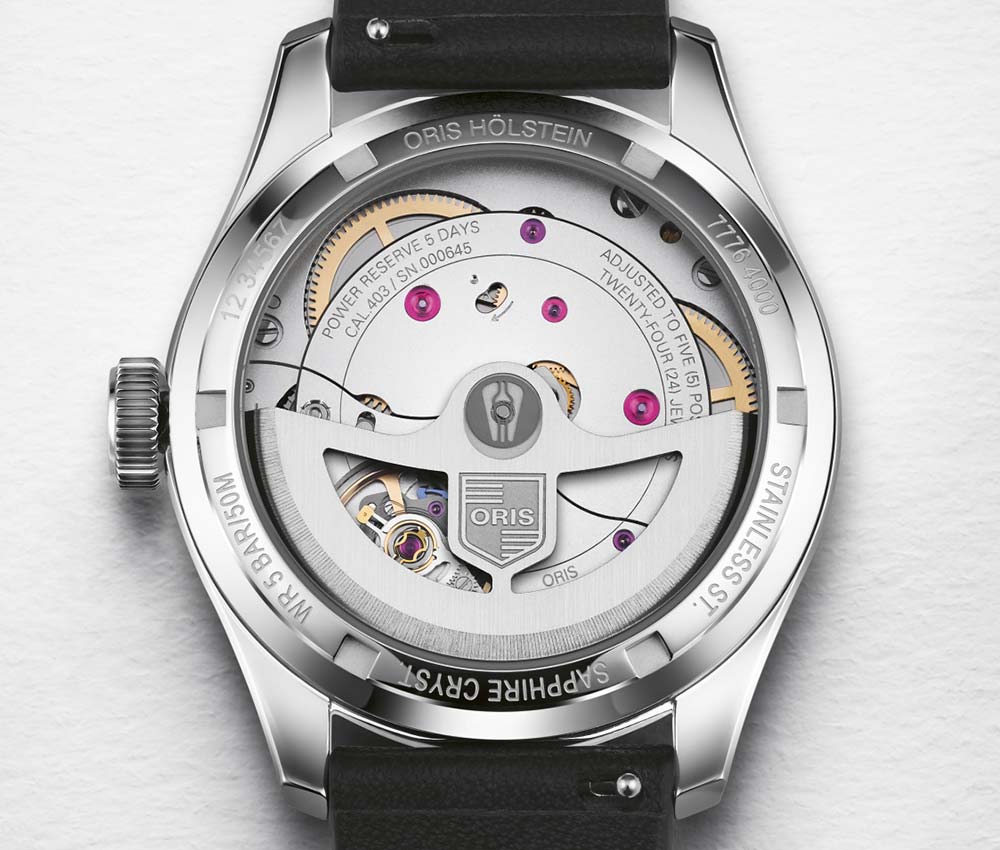 豪利時403型大表冠指針式日期機芯-復刻表