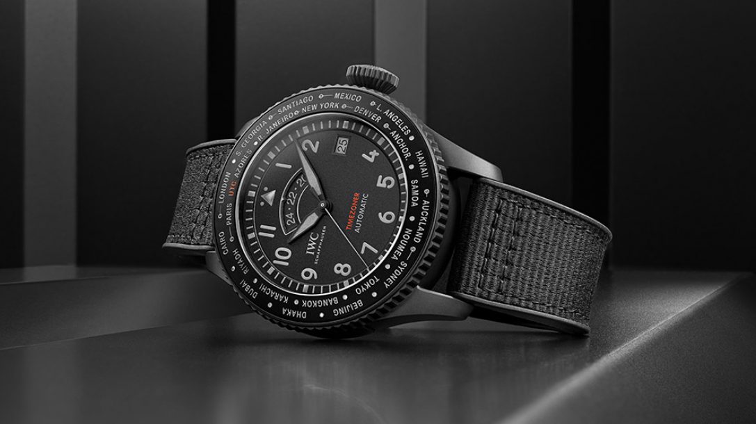 萬國表飛行員腕表 TIMEZONER頂槍 CERATANIUM-復刻表