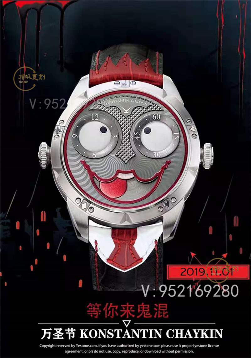 TW廠俄羅斯切金小丑復(fù)刻表對比正品能超越v9廠俄羅斯小廠嗎-復(fù)刻表