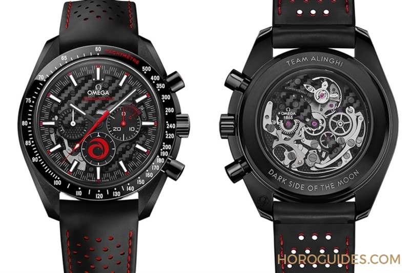 黑與紅，力與美｜歐米茄超霸系列月之暗面Alinghi腕表-復刻表