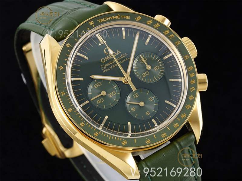 RM廠歐米茄超霸「綠金霸」月球表Moonshine 18K金款復(fù)刻做工怎么樣-復(fù)刻表