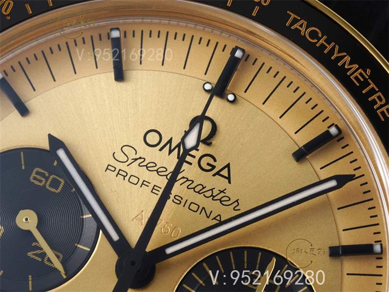 RM廠歐米茄超霸「綠金霸」月球表Moonshine 18K金款復(fù)刻做工怎么樣-復(fù)刻表