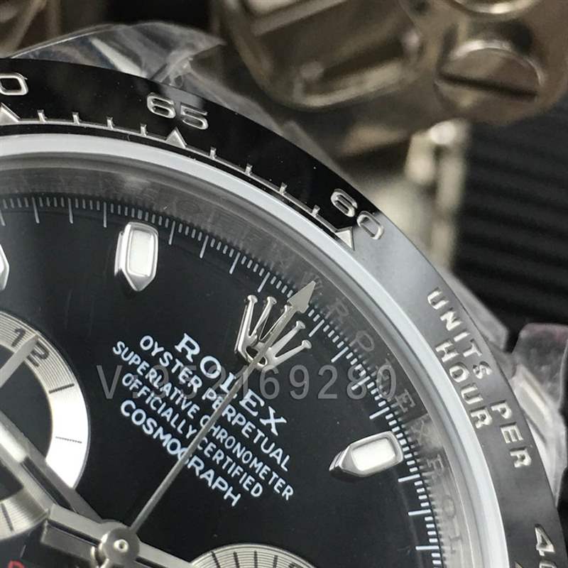 N廠迪通拿V3版「4130機(jī)芯」黑鋼迪116500LN陶瓷圈黑面表盤-復(fù)刻表