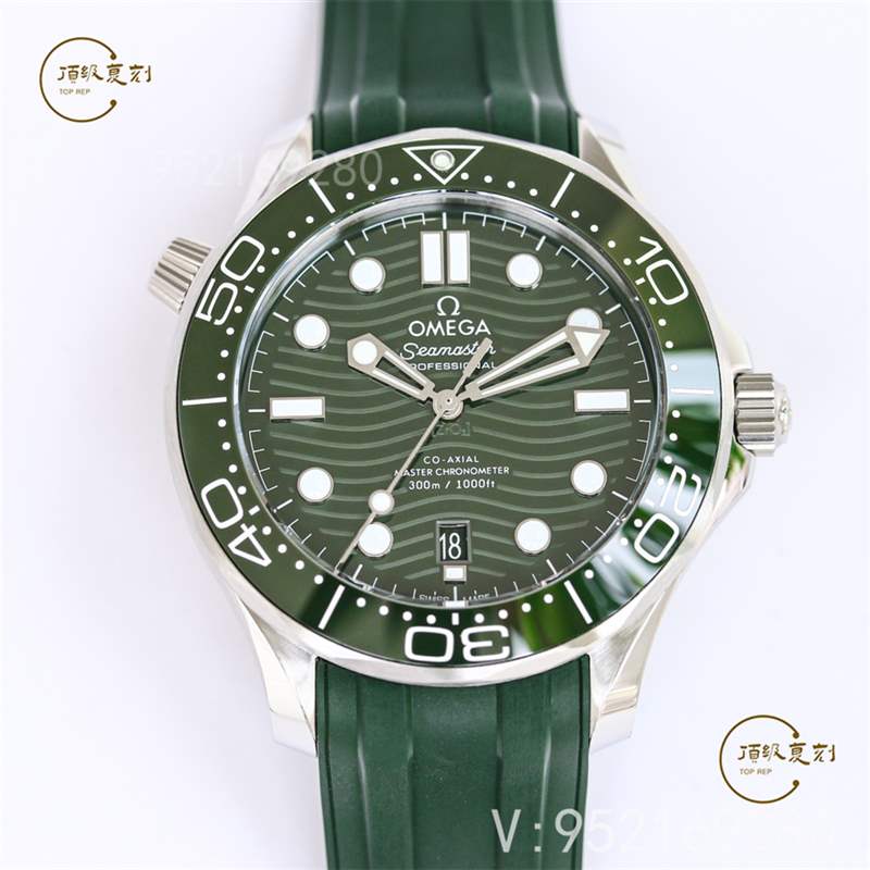VS廠歐米茄綠海馬300綠盤復(fù)刻表新品復(fù)刻做工如何,逢綠必火-復(fù)刻表