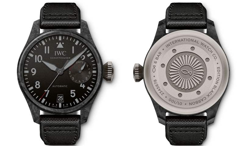 不僅限量，還有隱藏版｜IWC大型飛行員「黑碳」特別版-復(fù)刻表