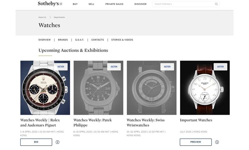 小而精！蘇富比線上主題拍賣「Watches Weekly」接力度時機-復(fù)刻表
