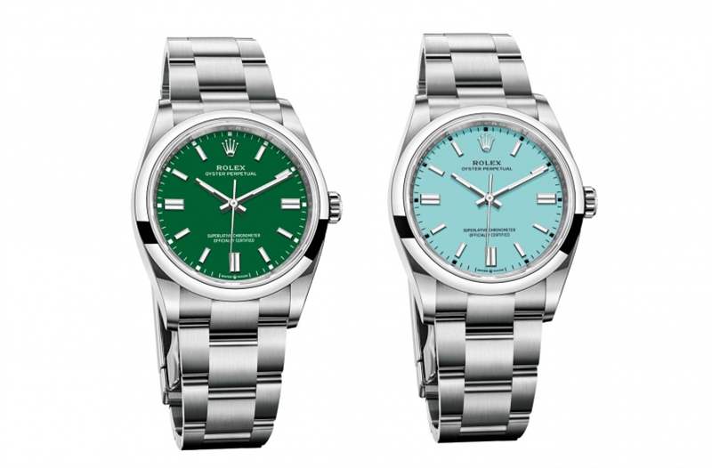 Rolex Oyster Perpetual 36 HK$43,400 有什么勞力士入門款推薦?Rolex Oyster Perpetual 2020帶來搶眼配色-復(fù)刻表