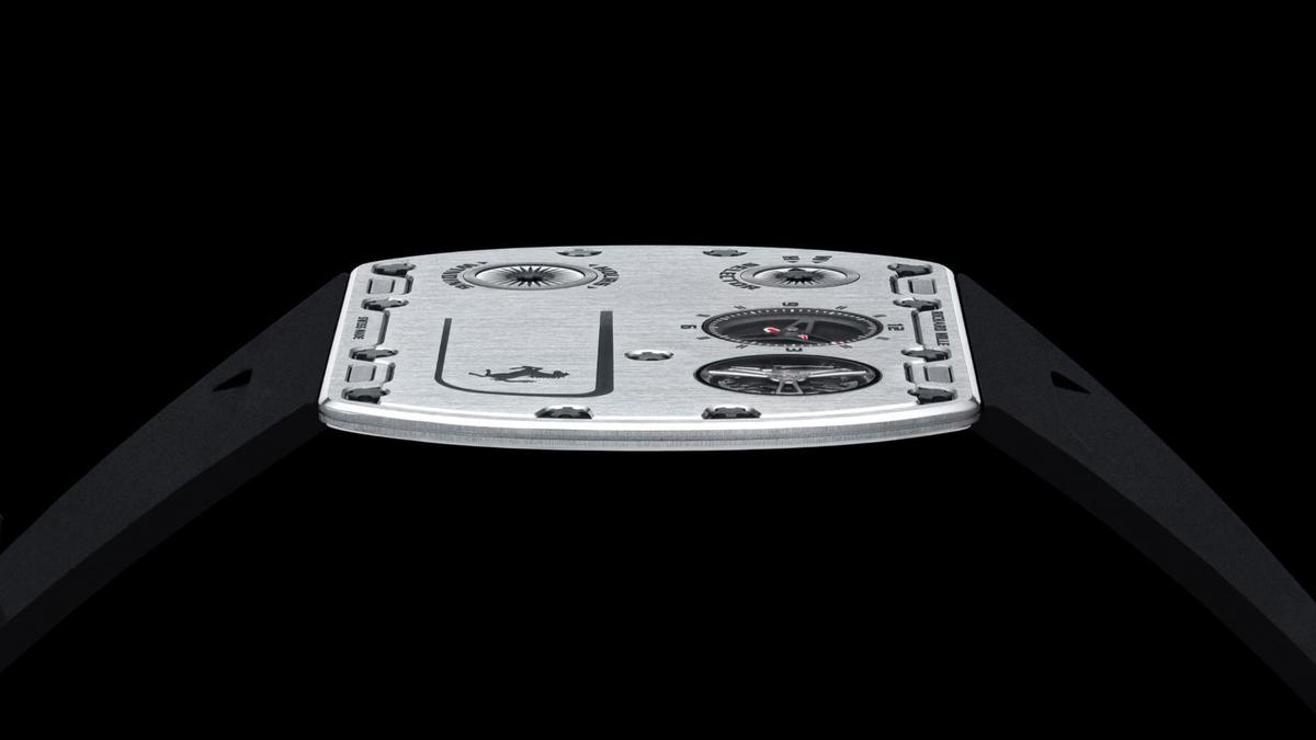 超薄運動表的工程習題！RICHARD MILLE RM UP-01 Ferrari-復刻表