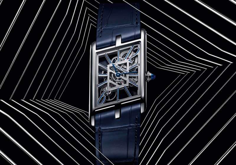 卡地亞坦克Asymétrique 2020系列斜四方菱形奇怪設(shè)計(jì)的手表WGTA0042-復(fù)刻表