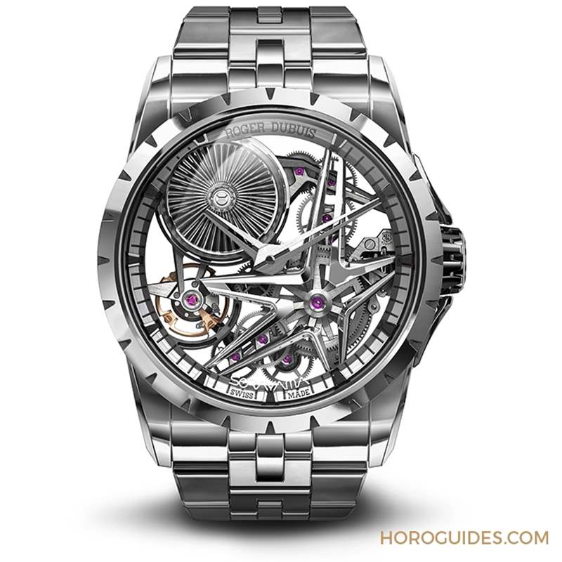 這款自動(dòng)盤(pán)轉(zhuǎn)起來(lái)很迷幻！Roger Dubuis攜手空山基推出Excalibur Sorayama Monobalancier腕表-復(fù)刻表