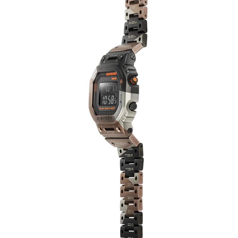 G-SHOCK將VR風格融入經典款手表鈦金屬幾何迷彩營造未來軍事感-復刻表