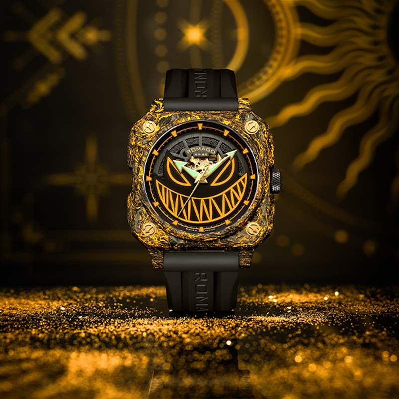 獨立制表師ROMAGO黃金配夜光碳纖玩味新作漆黑中螢火蟲沖擊視覺-復刻表