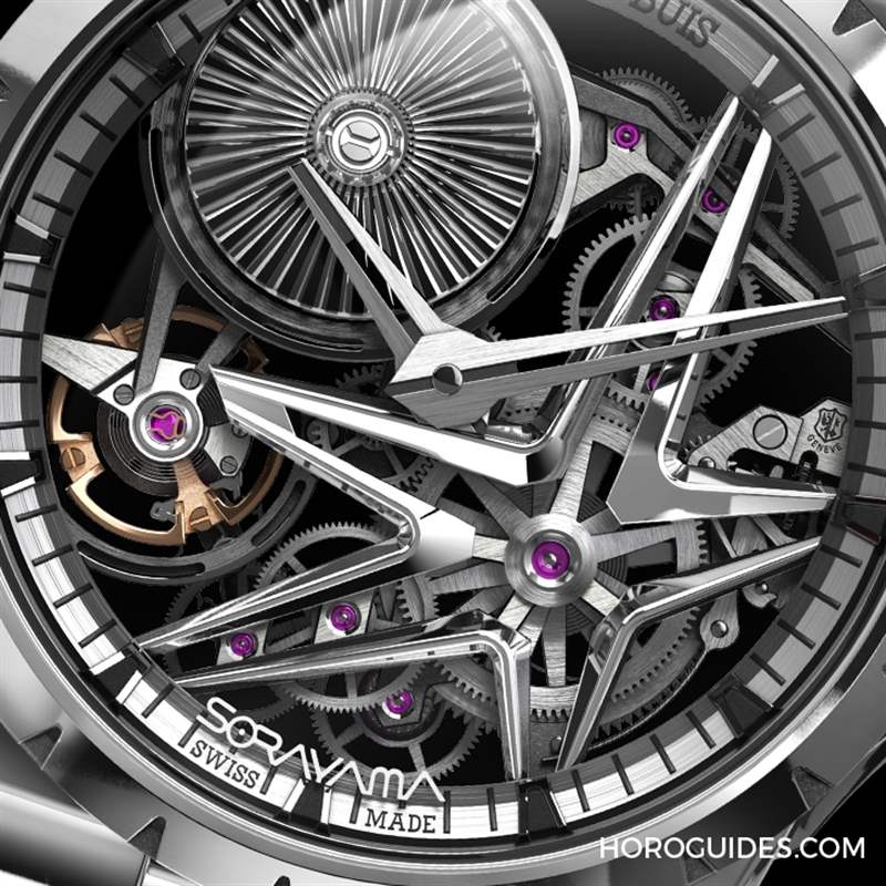 這款自動(dòng)盤(pán)轉(zhuǎn)起來(lái)很迷幻！Roger Dubuis攜手空山基推出Excalibur Sorayama Monobalancier腕表-復(fù)刻表