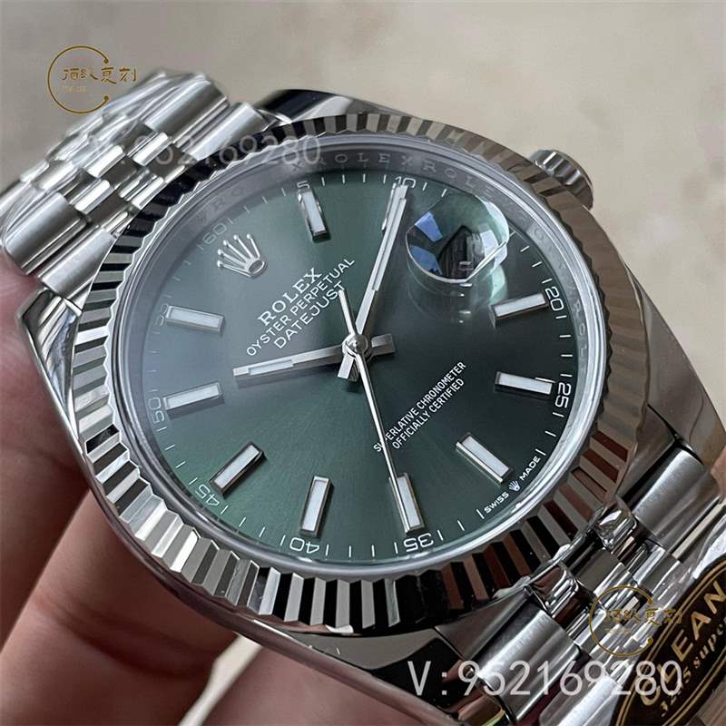 c廠(clean廠)勞力士日志126334薄荷綠盤41mm復(fù)刻表做工怎么樣-復(fù)刻表