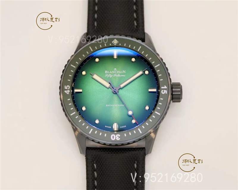 GF廠寶珀黑陶瓷五十噚極光綠盤5005復(fù)刻表做工怎么樣-無溝雙髻鯊限量版-復(fù)刻表