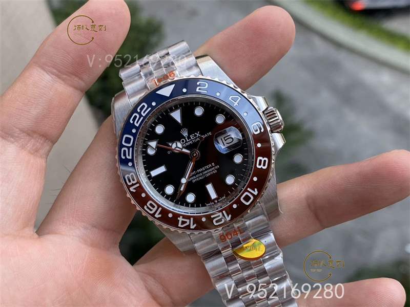 怎么分辨真正的N廠勞力士格林尼治紅藍可樂圈復刻表3285機芯的方法-復刻表