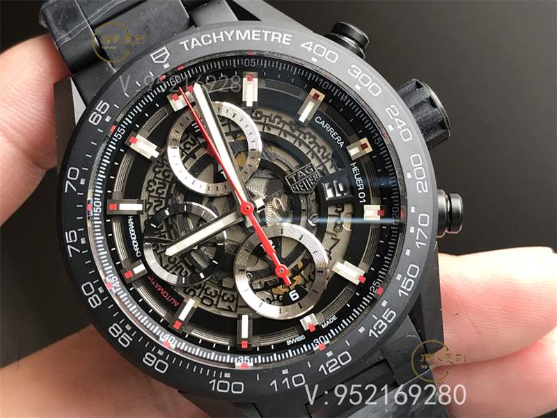 XF廠卡萊拉黑陶瓷-XF廠泰格豪雅卡萊拉黑騎士復刻表做工怎么樣-復刻表